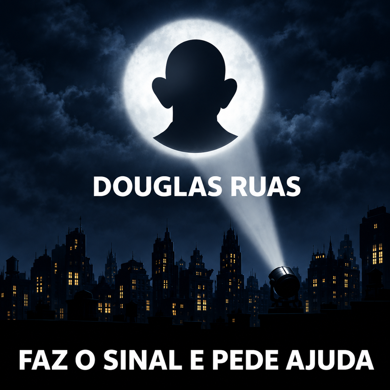 Douglas Ruas. Faz o sinal e pede ajuda.